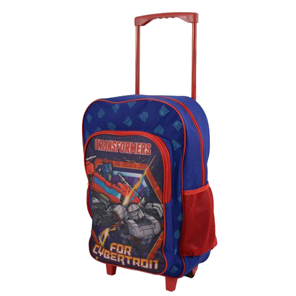 Transformers Kids Travel Cabin Trolley Backpack Bag