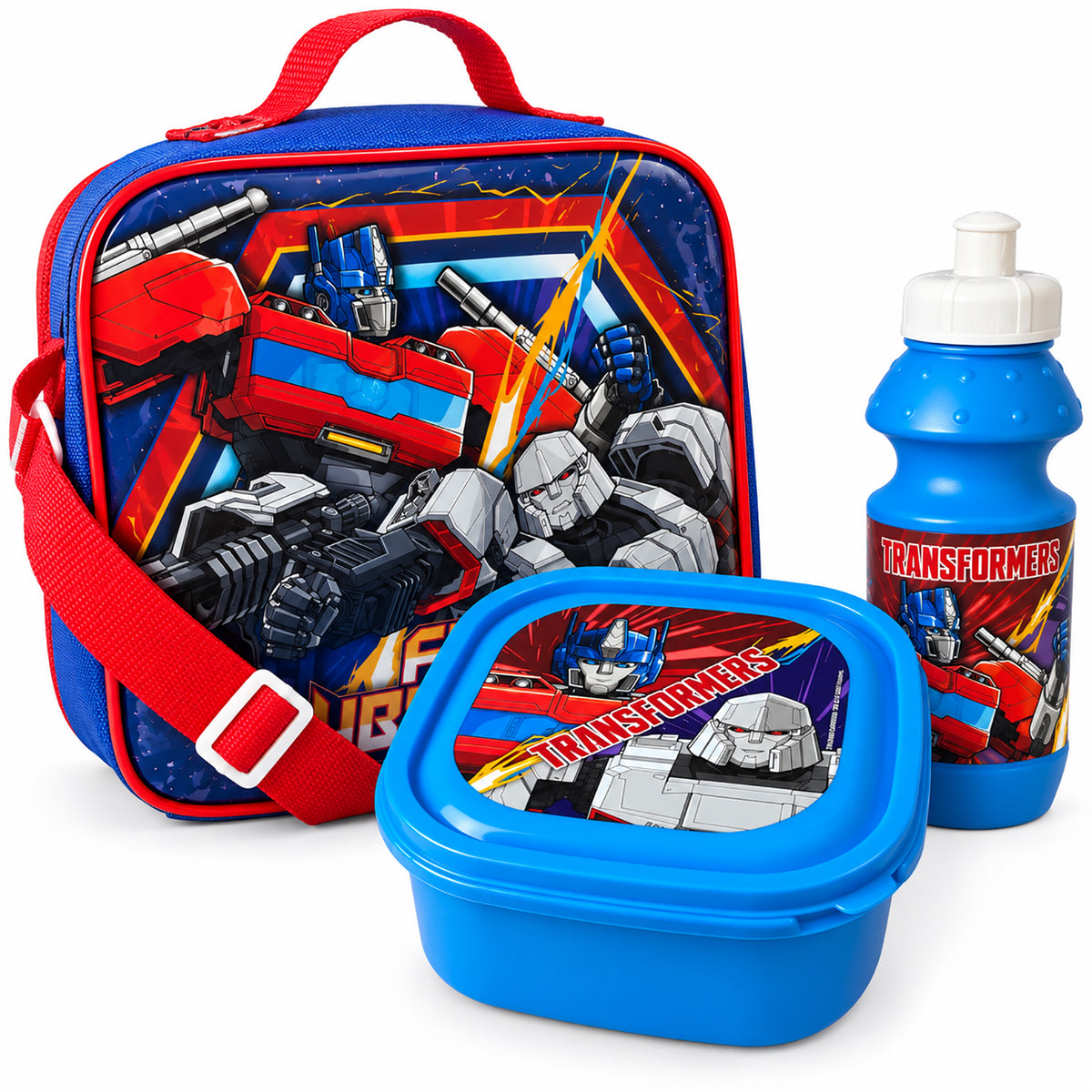 Transformers 3 Piece Insulated Lunch Bag Set