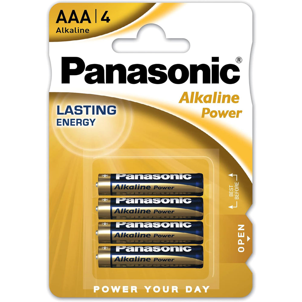 Panasonic Alkaline Power 4 x AAA Size Battery 1.5V