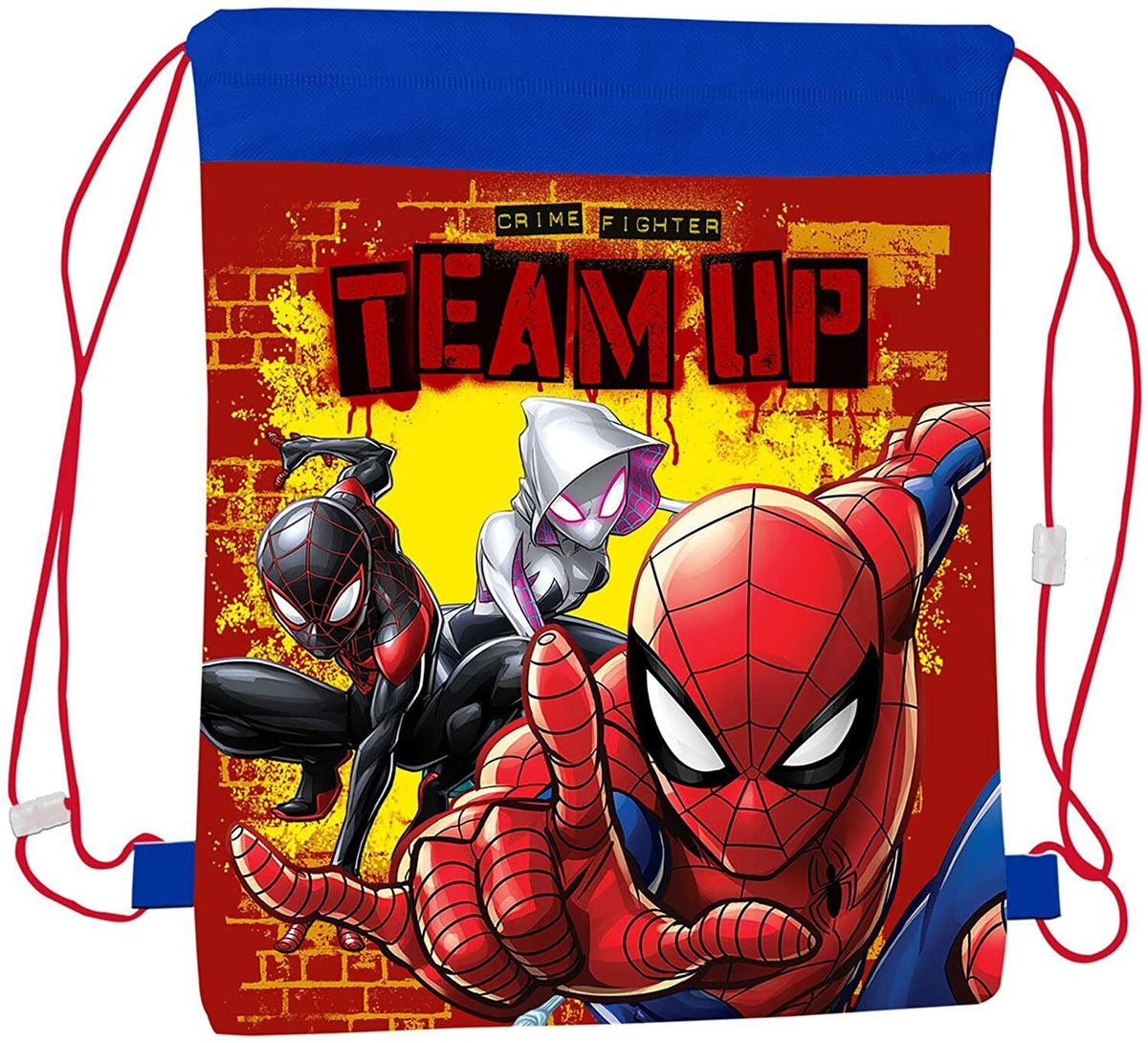 Spider-Man Team Up Drawstring Gym Bag