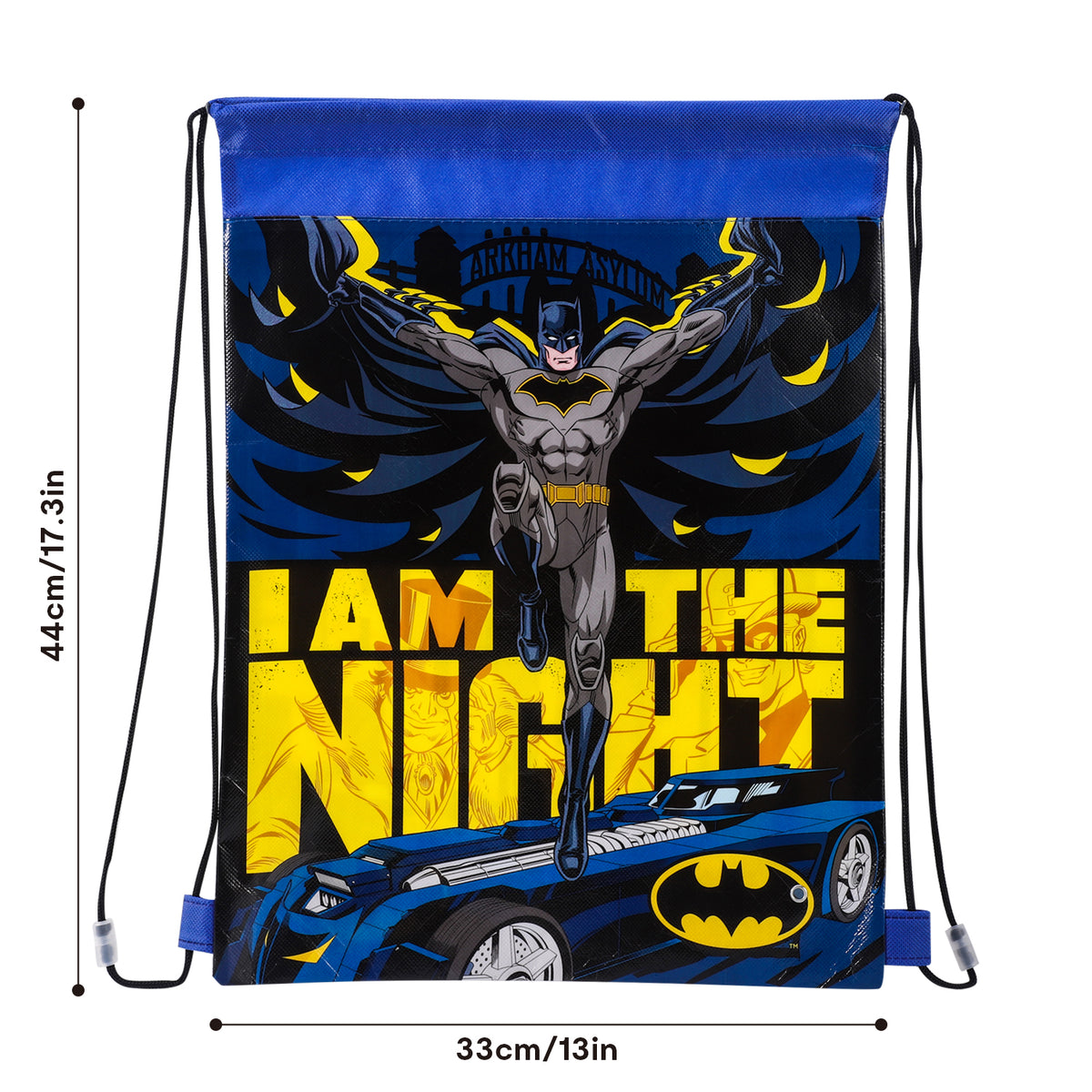 Batman Dark Knight Drawstring Gym Bag
