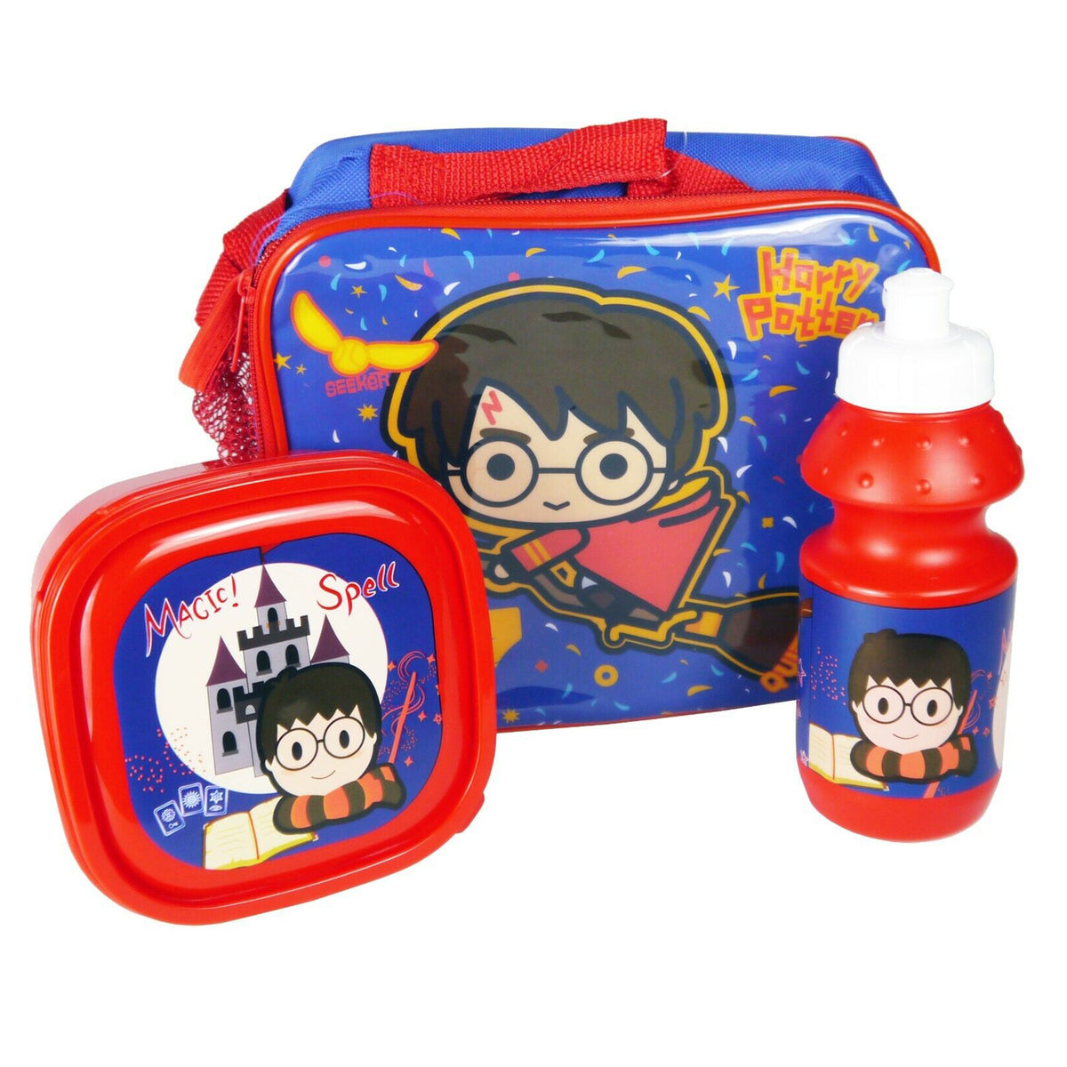 Harry Potter 3 Piece Insulated Lunch Bag Set