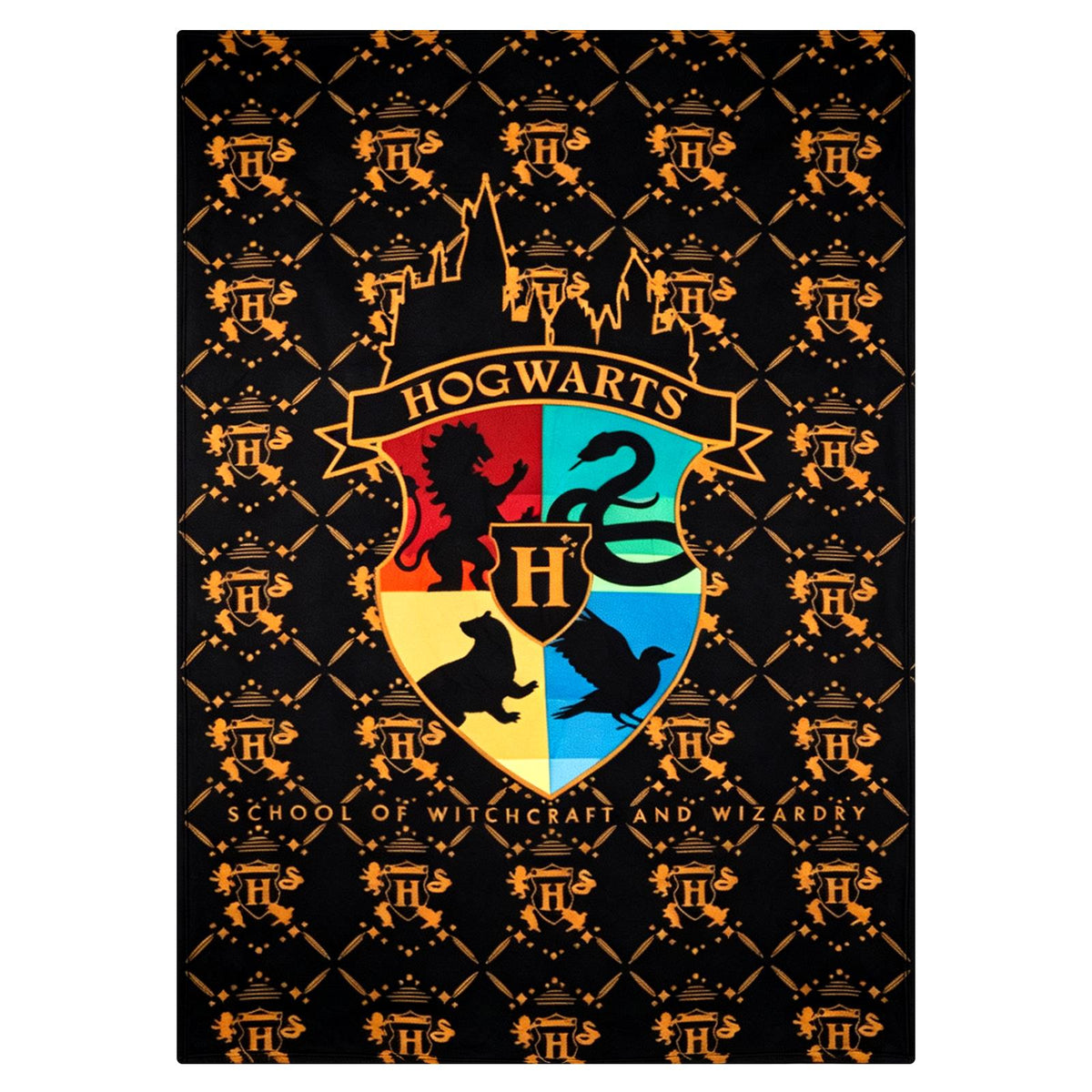 Harry Potter Hogwarts Fleece Blanket