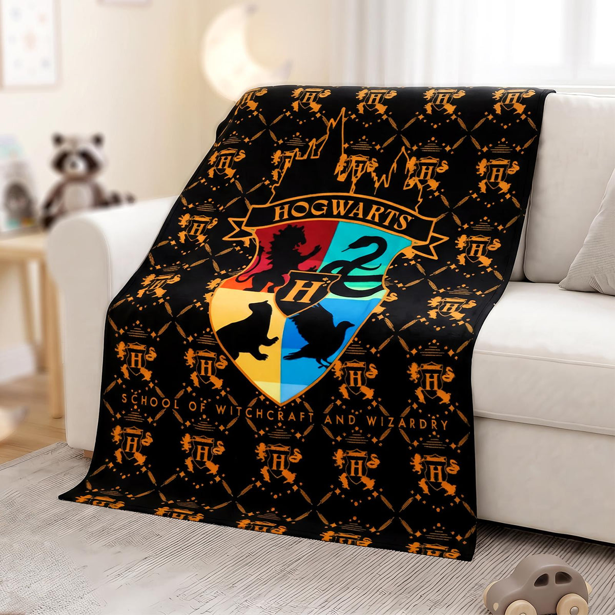 Harry Potter Hogwarts Fleece Blanket