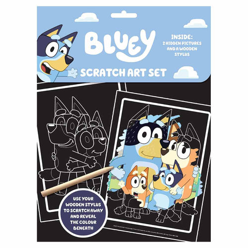 Bluey Scratch Art Set