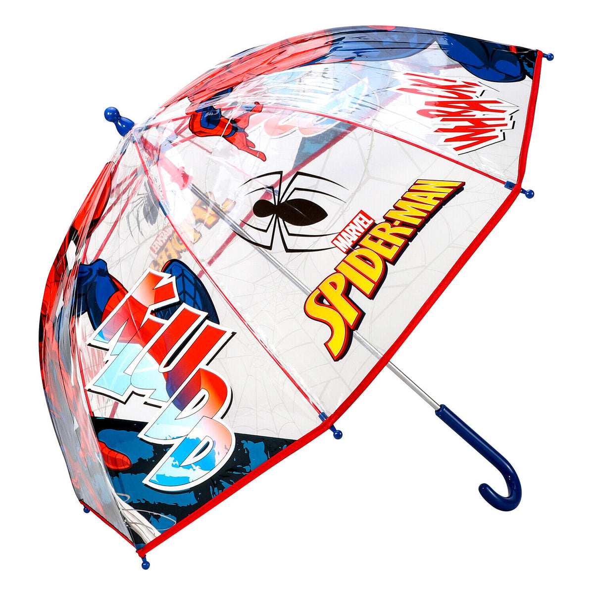 Spider-Man Transparent Kids Dome Umbrella